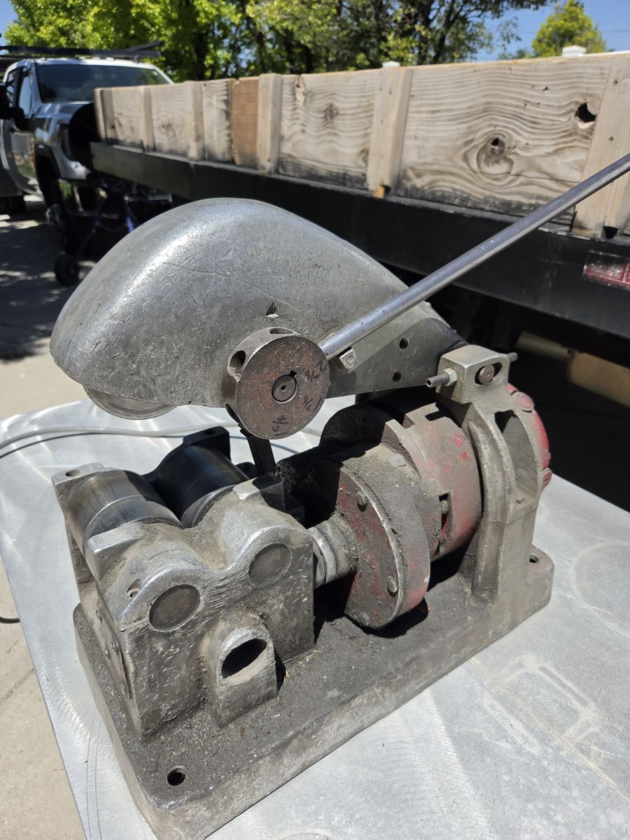 1973 Collins E-Z Pipe Cutter with Foot Switch
