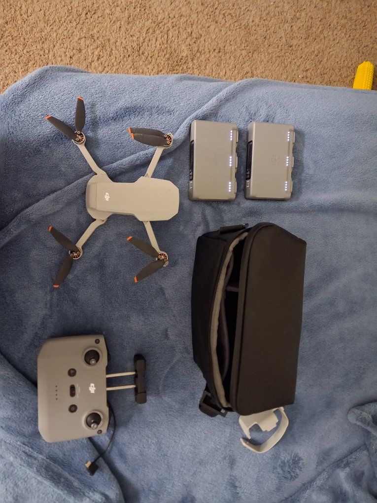 DJI Mini 3 Pro Drone Fly More Combo with 2 Batteries, Controller, and Carrying Bag