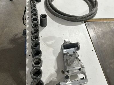 1 Drive Impact wrench And USA Made Socket Set