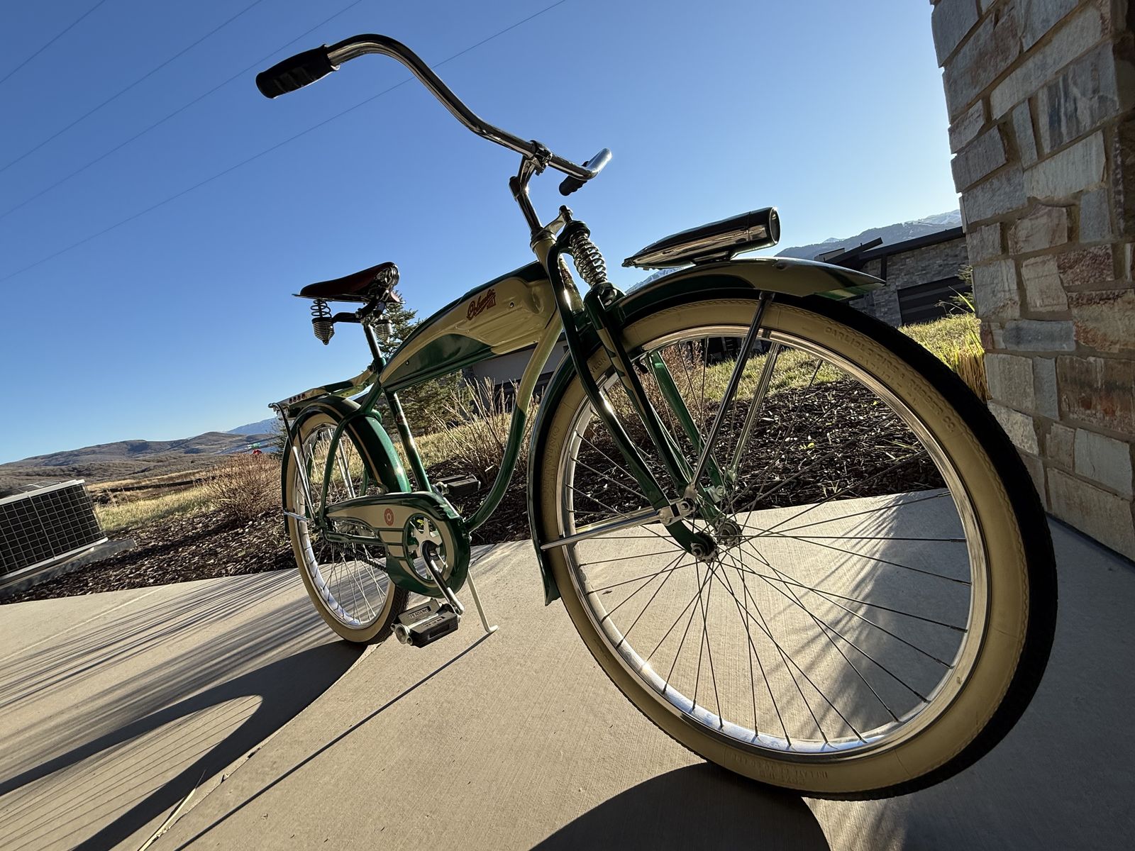 1976 Columbia Cruiser Bicycle — Bendix Hub, Carlisle Whitewalls, Tank, Springer Fork | $499 OBO
