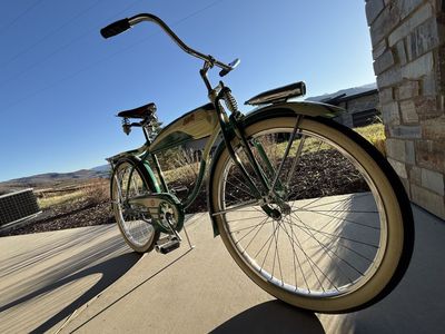 1976 Columbia Cruiser Bicycle — Bendix Hub, Carlisle Whitewalls, Tank, Springer Fork | $499 OBO