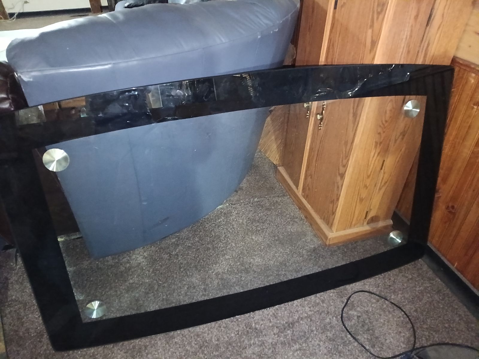 Glass table top