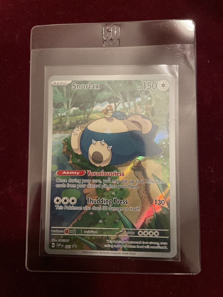 Pokemon scarlet and violet snorlax promo