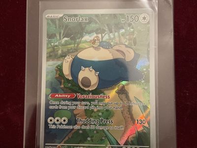 Pokemon scarlet and violet snorlax promo