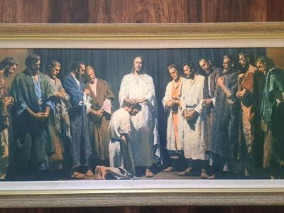 Christ Ordaining the Apostles – Harry Anderson Canvas (34x14) LDS Art