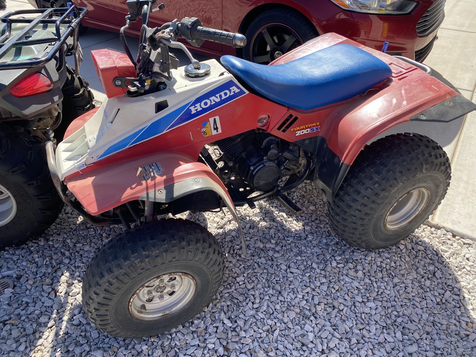 Vintage Honda FourTrax 200SX ATV 3-Wheeler/4-Wheeler