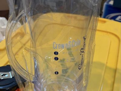Crown royal crown and cola pitcher