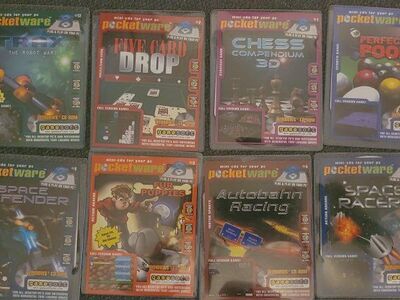 Collection of "Pocketware" mini-CDs