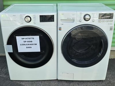Amazing LG frontload steam washer and brand new steam GAS dryer free curbside delivery in the slc area