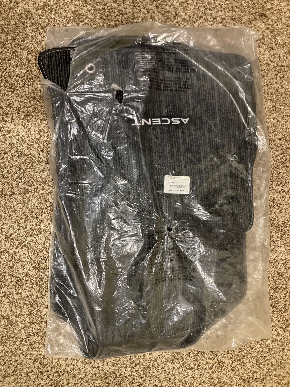 Subaru Ascent Black Floor Mat NEW PN J505SXC000