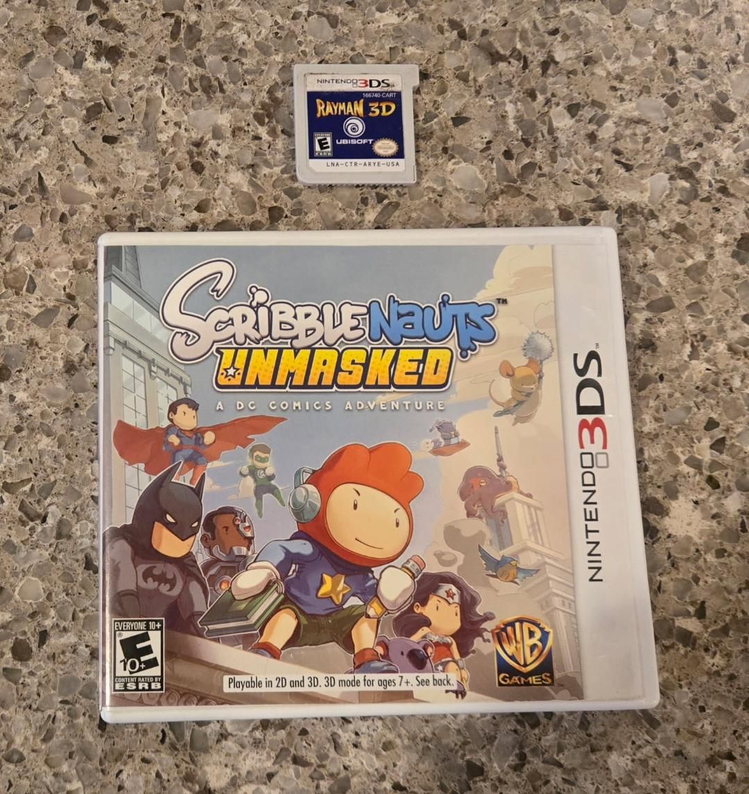 Nintendo 3ds games $10 each including Rayman 3d! Trades considered!