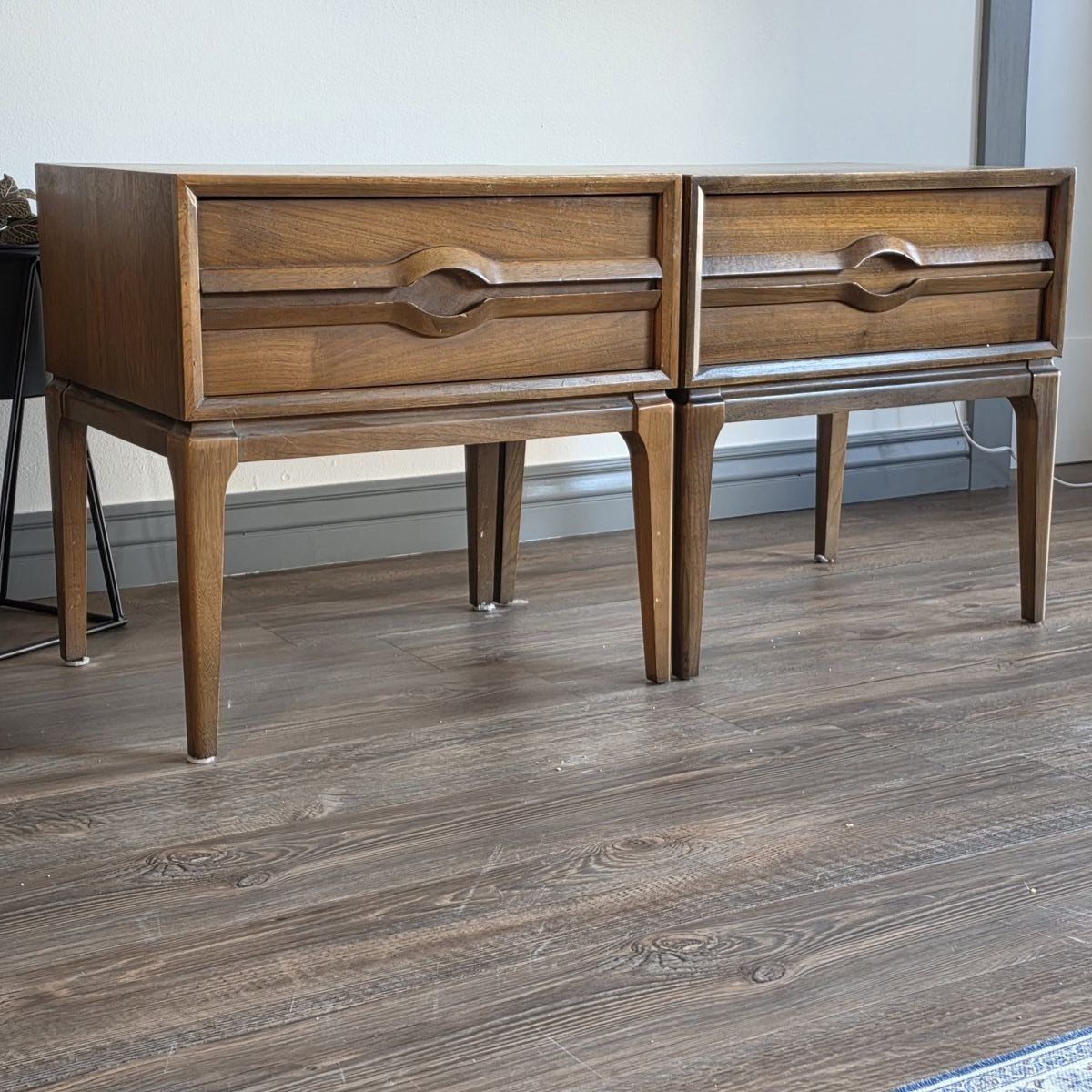 Mid-Century Modern Nightstand Set
