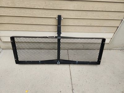 Hyper Tough Hitch Mount Folding Cargo Carrier Black for 1.25 and 2" Receivers,10101168,SUV/Truck/Car