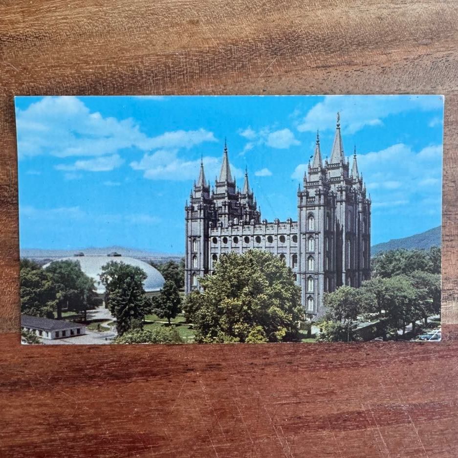 Vintage Articles of Faith Card - Salt Lake Temple - Church of Latter Day Saints