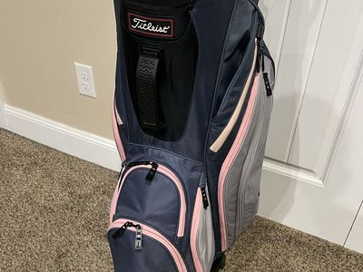 Titleist Cart Golf Bag - Blue & Pink, Excellent Condition, Unisex