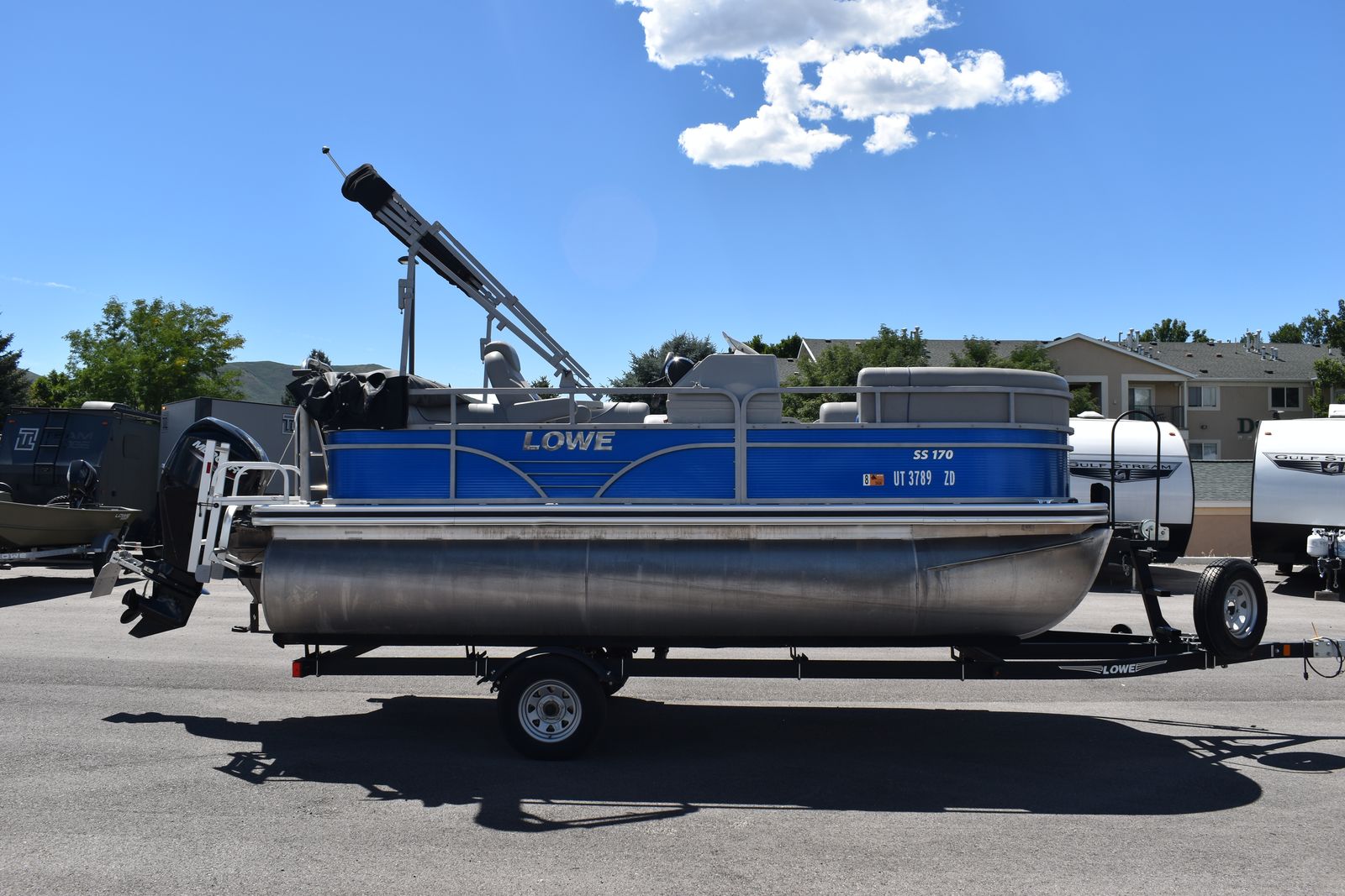 2020 Lowe SS170 Ponton With 60HP Mercury Engine and Trailer 