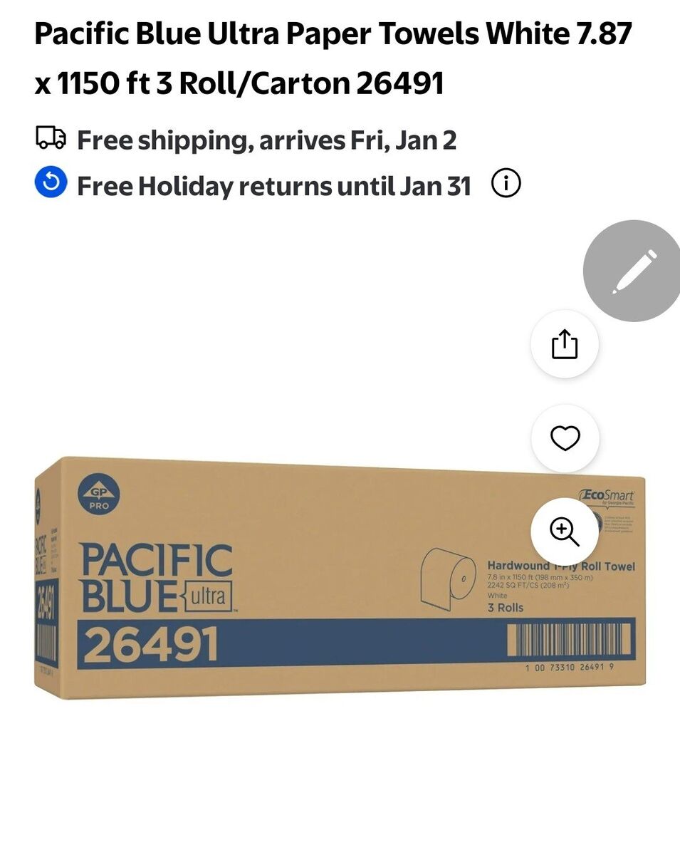 Pacific Blue Ultra Paper Towels(case of 3)