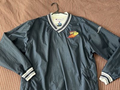 Vintage Champion Pop Warner Super Bowl 2004 75 Windbreaker Pullover Jacket