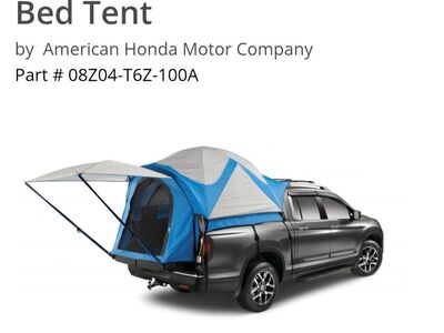 Tent Honda Ridgeline 2017-2026