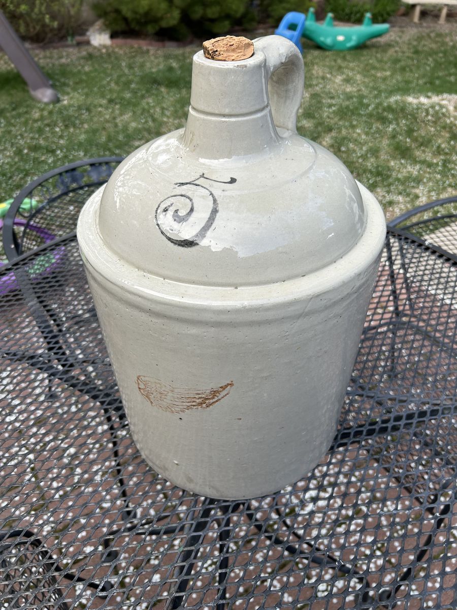 Antique Redwing Jug