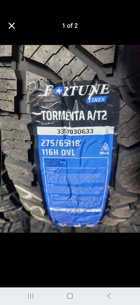275/65r18 fortune tormenta at2