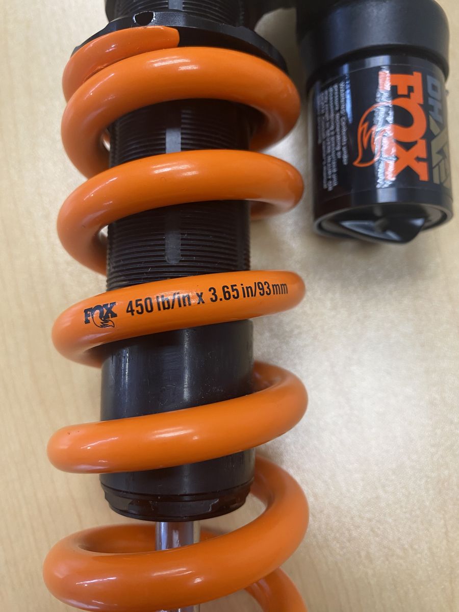 FOX DHX2 Factory Rear Shock - Standard 10.5 x 3.5"