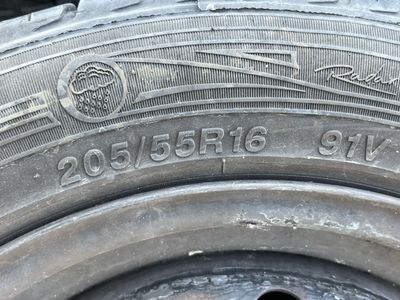 Set of 205/55r16 tires