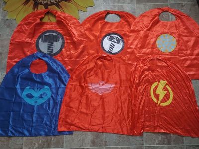 Super hero dress up capes $3 each or all for $15