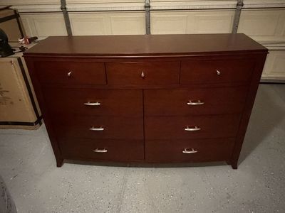 Brighton Nine-Drawer Dresser In Cinnamon Like New, Perfect Condition