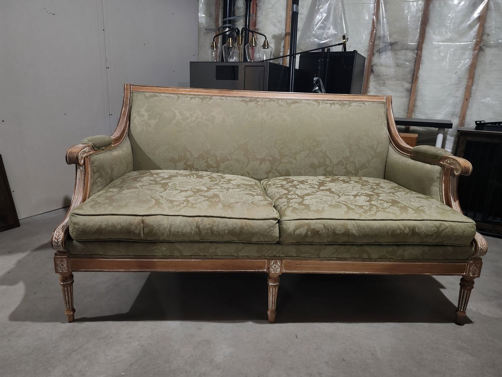 Ethan Allen loveseat or two seater patio sofa