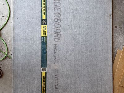 2 WonderBoard Lite Cement Backer Board, 60" x 36" x 1/4"