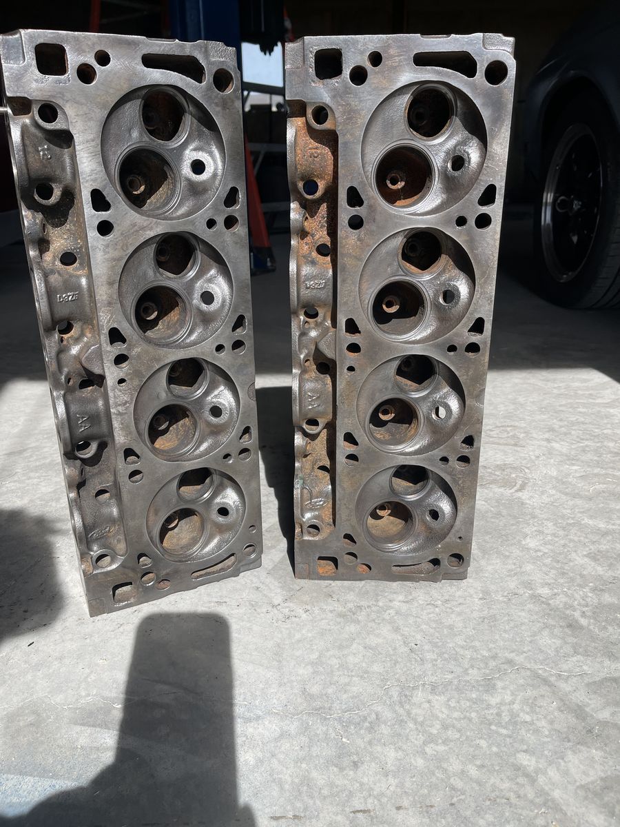 351 Cleveland open chamber heads