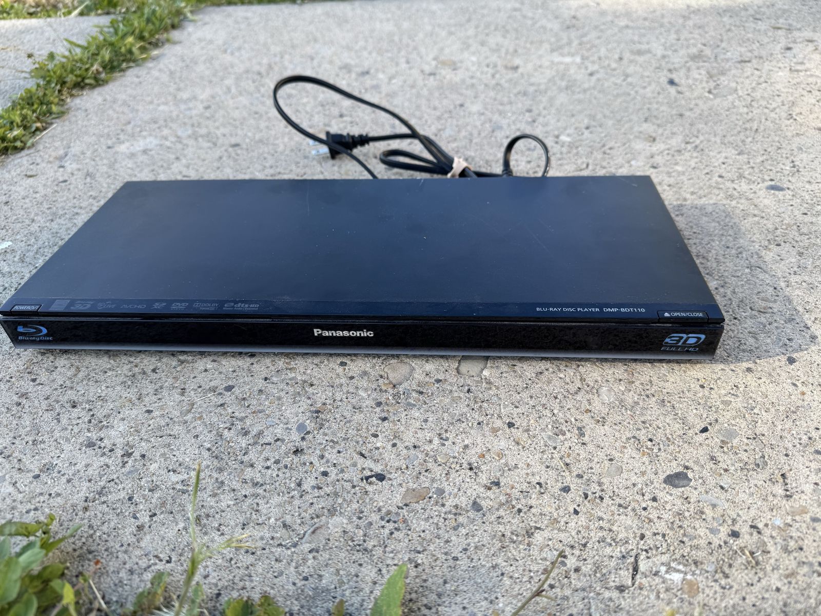 Panasonic DMP-BDT110 3D Blu-Ray Player no remote