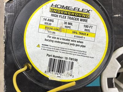 Buried Gas Line Locator Tracer Wire