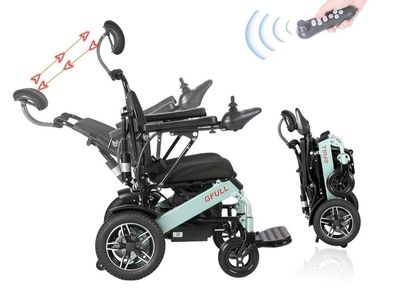 Reclining Electric Wheelchair, Foldable