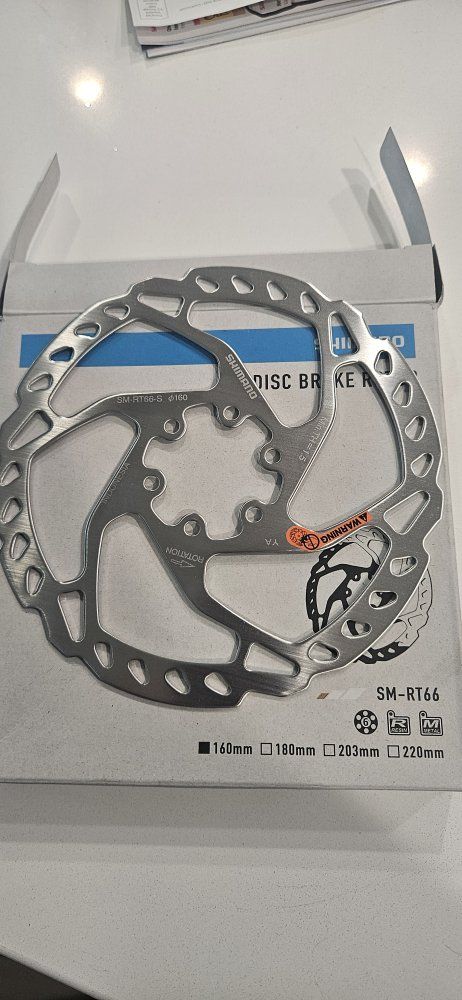 Shimano RT-66 160 mm MTB brake rotor
