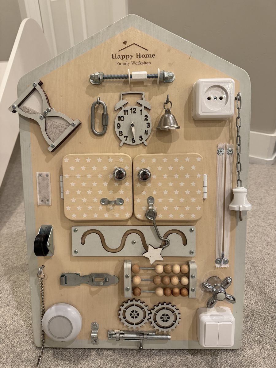 Toddler busy board