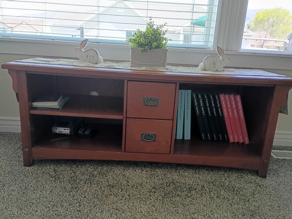 sofa table or entertainment center