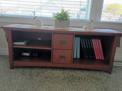 sofa table or entertainment center