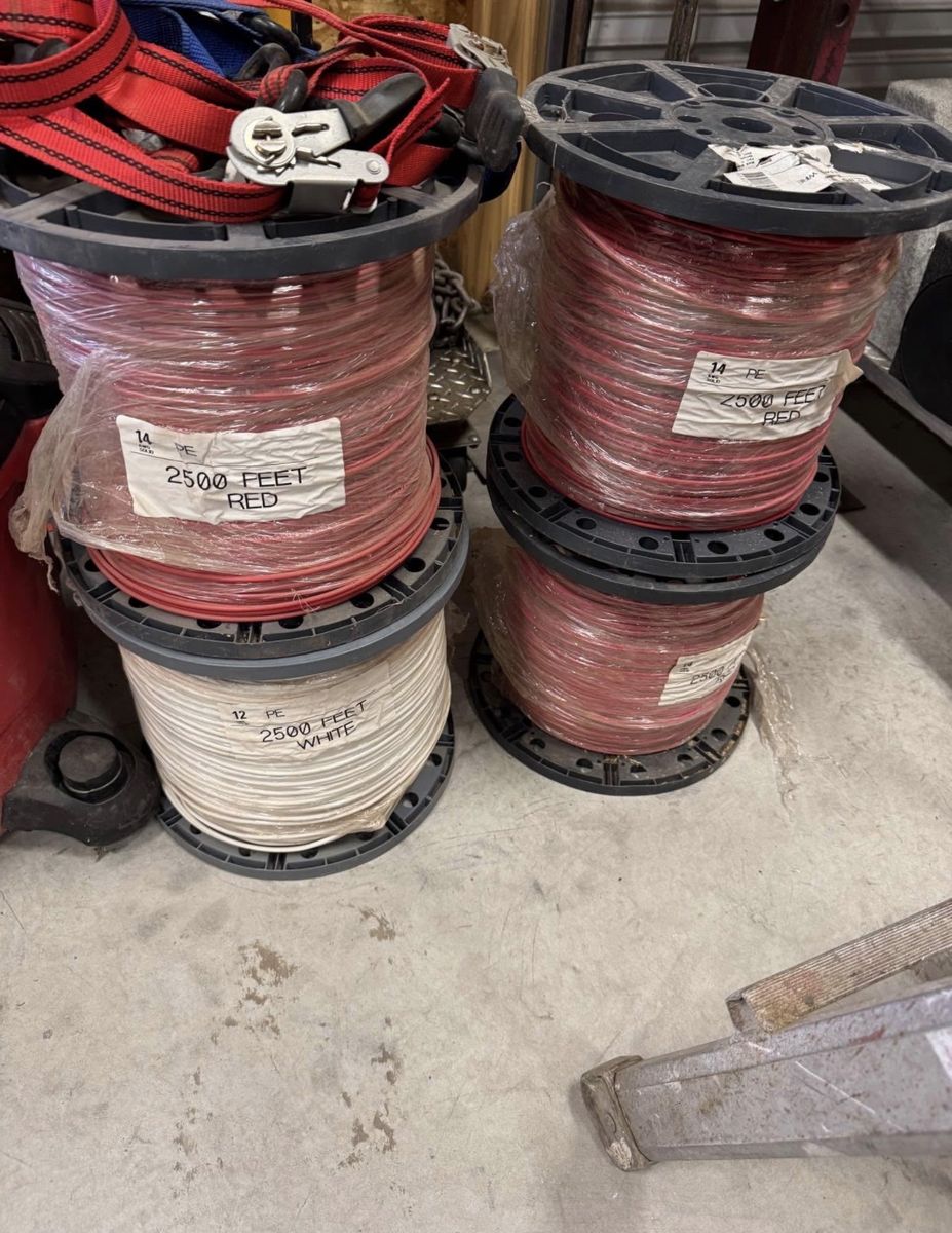 14 AWG Red Underground Sprinkler Wire 2500 ft.