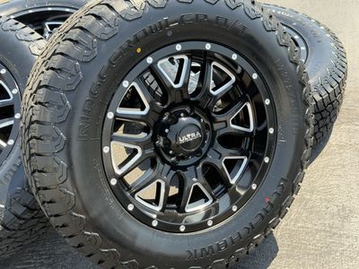18” Ultra Motorsports 6 Lug 6x135 Ford F150 33” Blackhawk A/T 275/65R18
