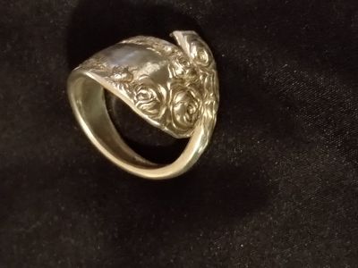 Sterling silver spoon rings
