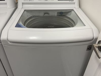 LG Direct Drive Top Load Washer - White, Large Capacity, Multiple Wash Cycles