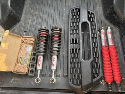 TRD Toyota Tacoma Lift Kit with Grille - Front Shocks, Rear Shocks, Blocks & U-bolts