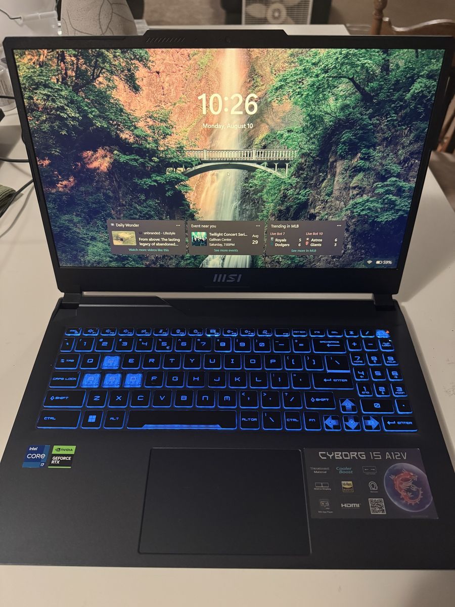 MSI Cyborg 15 A12V Laptop With Upgrades & Extras