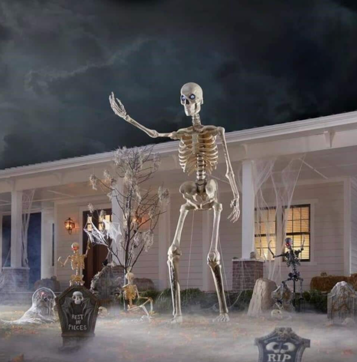 BRAND NEW 12 ft foot Skeleton Home Depot LAST ONE
