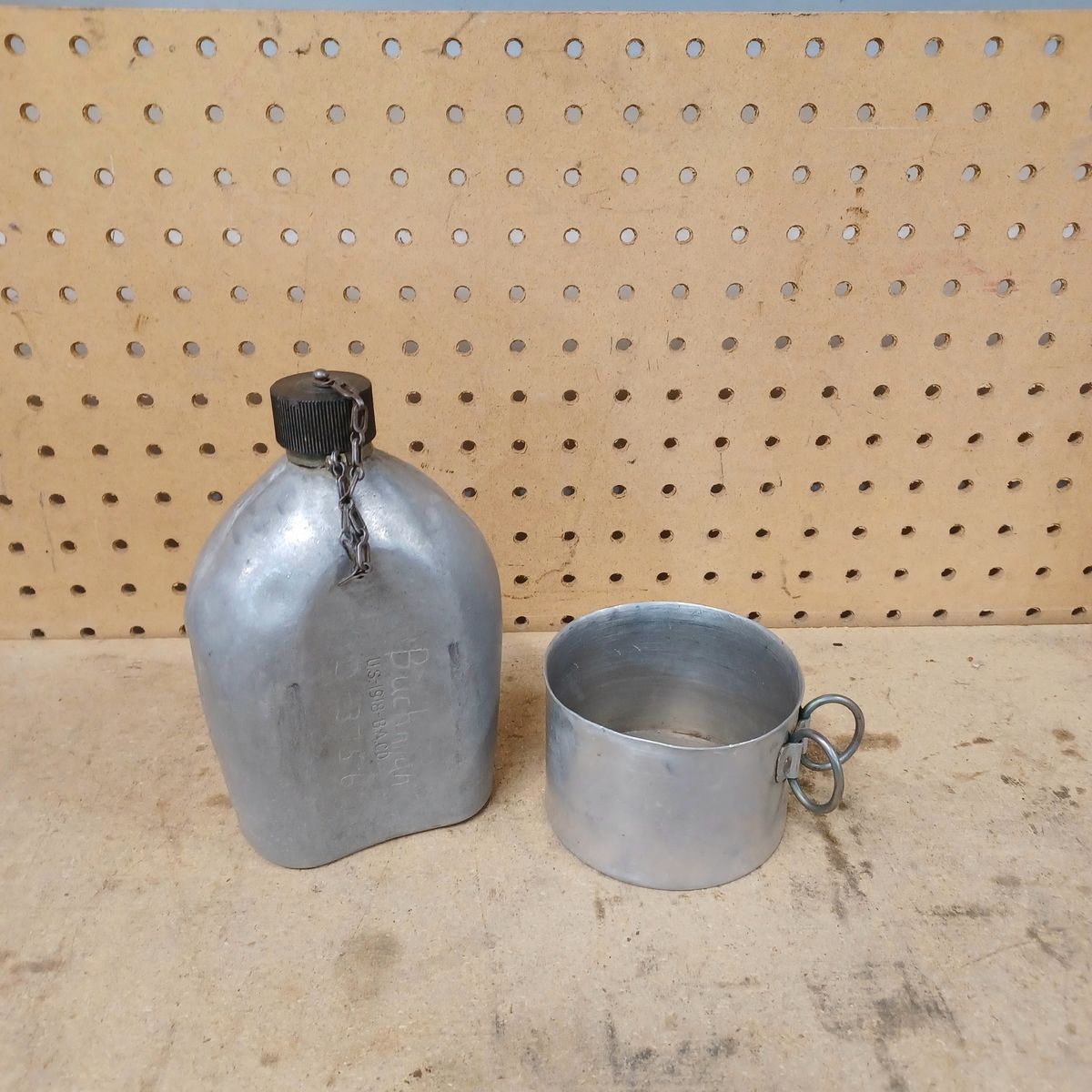 Antique-vintage canteen and cup