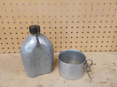 Antique-vintage canteen and cup