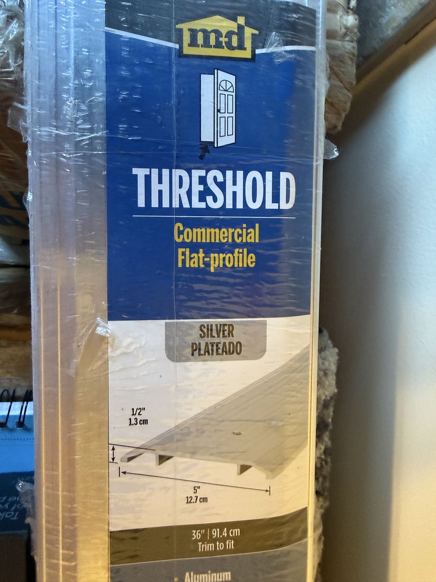 M-D Building Products Commercial Flat-Profile Aluminum Threshold 36" Silver