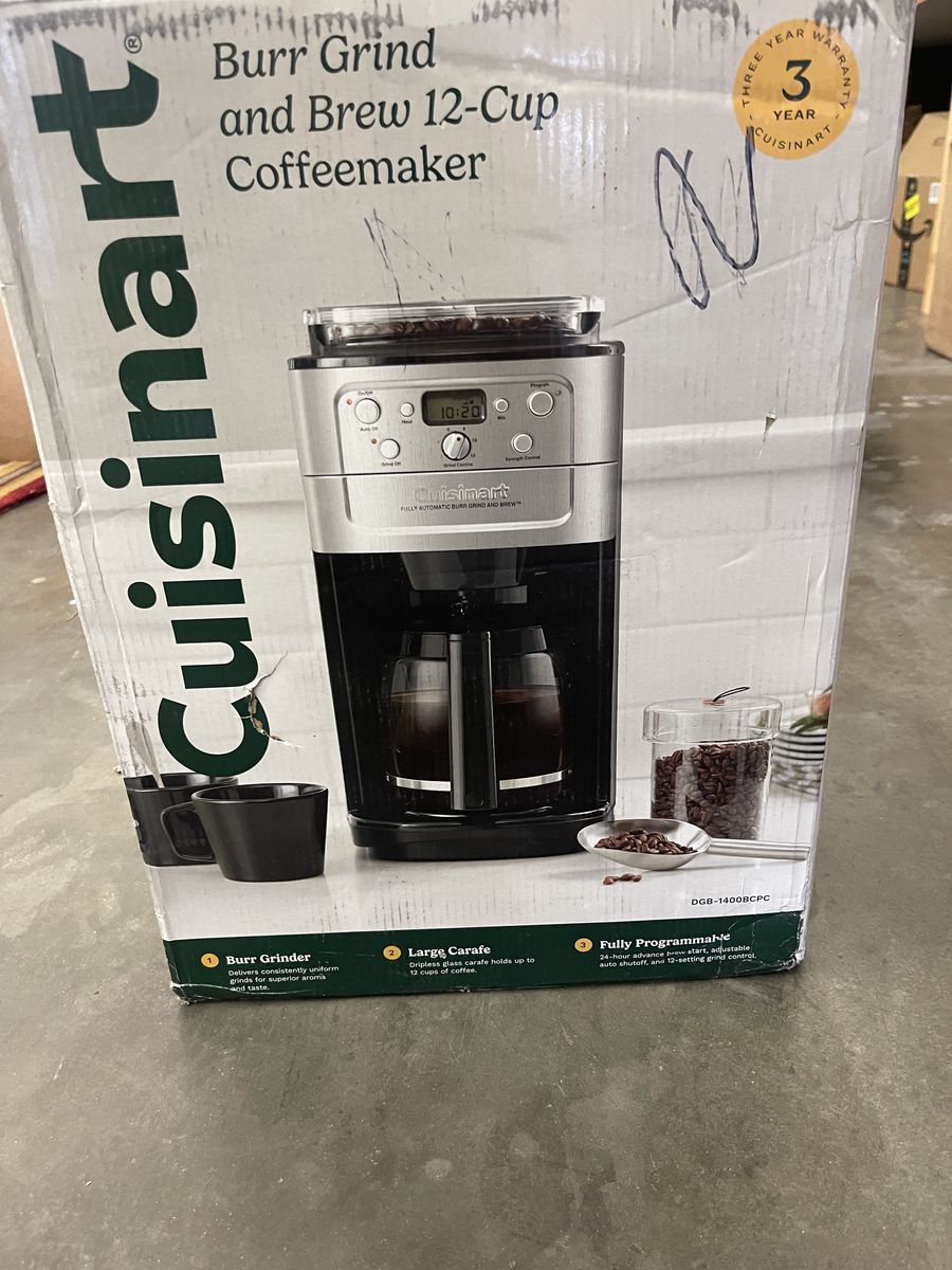 Cuisinart Burr Grind & Brew 12 Cup Automatic Coffee Maker